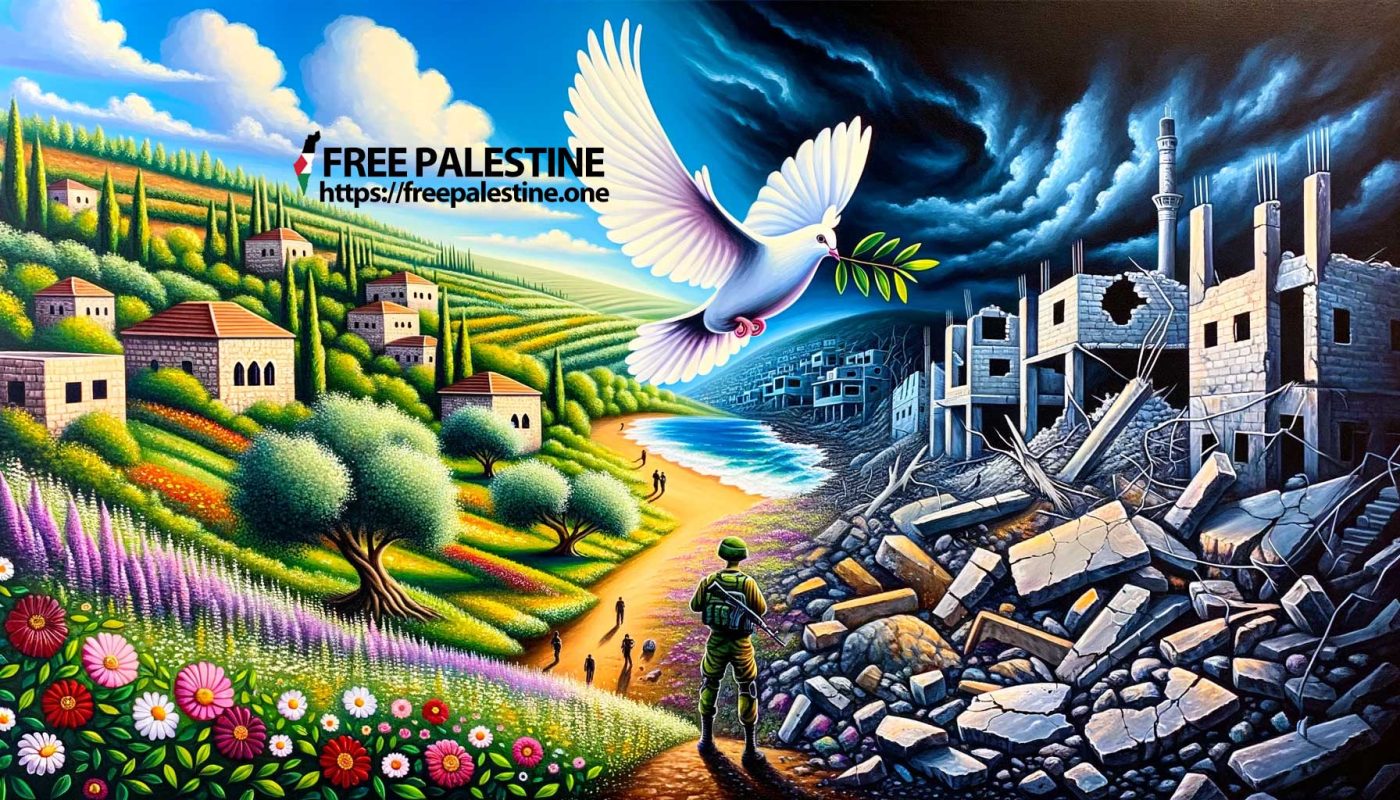 art free palestine oil painting